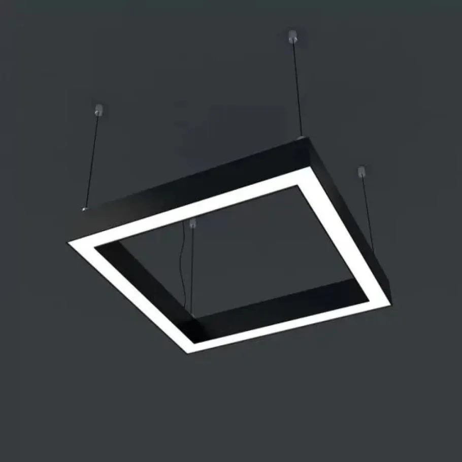 100W 80X80CM Kare Linear Armatür