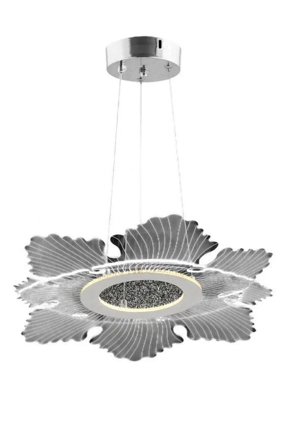 Lotus 35Cm Gümüş Avize