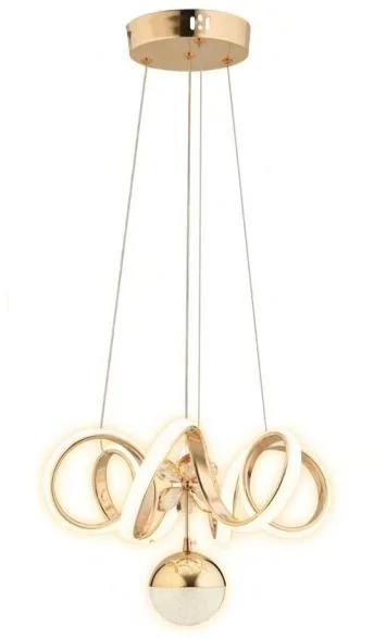 Simge Gold 3 Renk Modern Ledli Avize